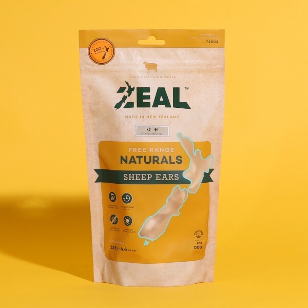 아르깡시엘,질 ZEAL 뉴질랜드 수제간식 양 귀 125g