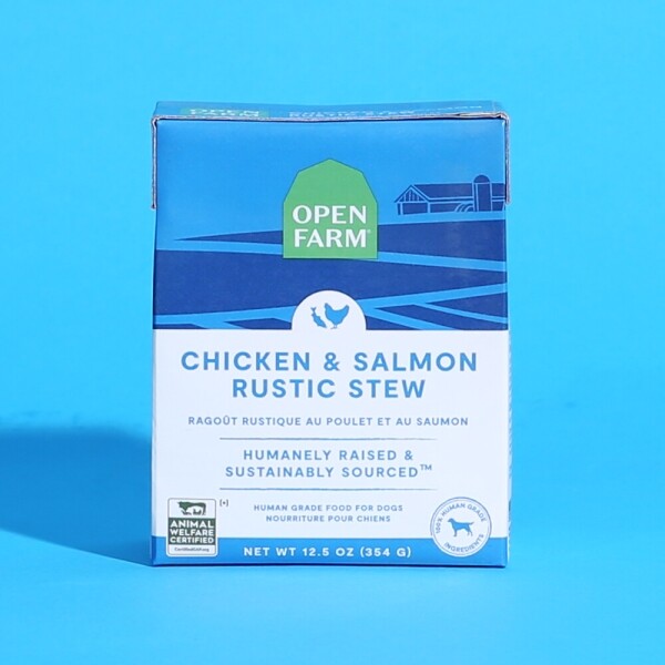 아르깡시엘,오픈팜 스튜 강아지 습식 사료 닭고기&연어 354g