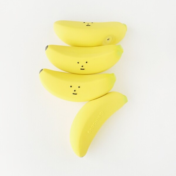 아르깡시엘,딩독 강아지 장난감 라텍스 삑삑이 바나나
