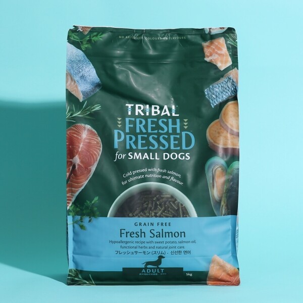 아르깡시엘,트라이벌 사료 프레쉬 프레스드 연어 소형견용 5kg