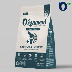 올가밀 소프트 가수분해 강아지 수제 사료 오리+황태 1kg